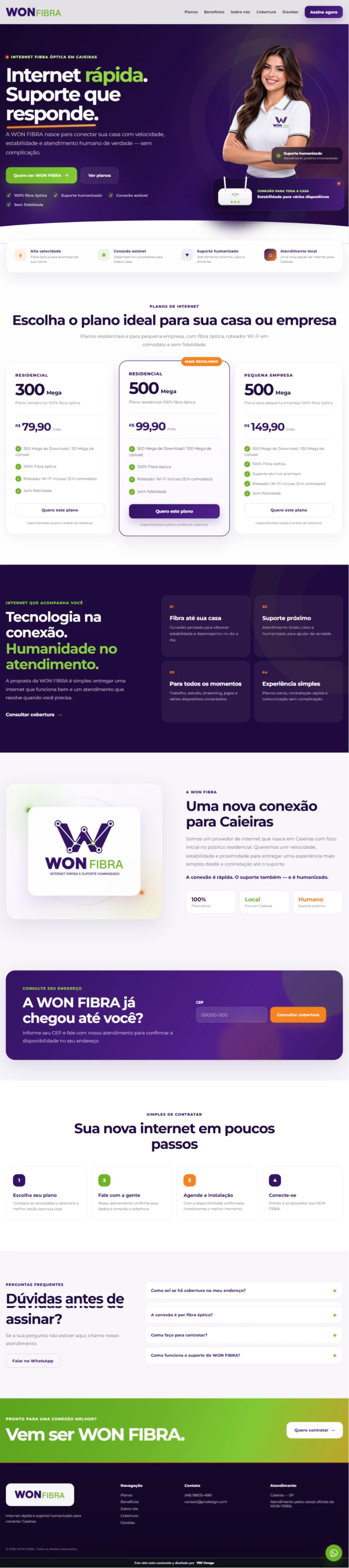 Internet Fibra Óptica en Caieiras | WON FIBRA — Proveedores de Internet