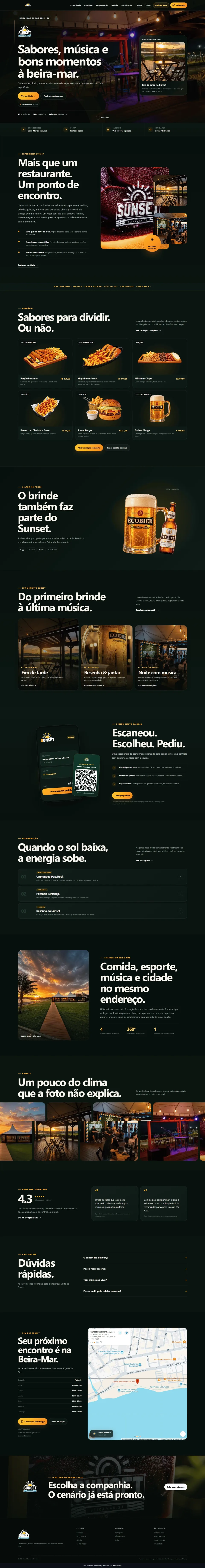 Sunset Beiramar São José — Portal de gastronomía y entretenimiento